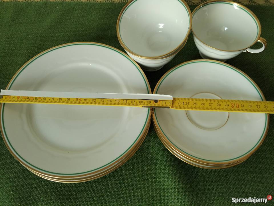 Porcelana ZehScherzer filiżanki zestaw 3 Ropa