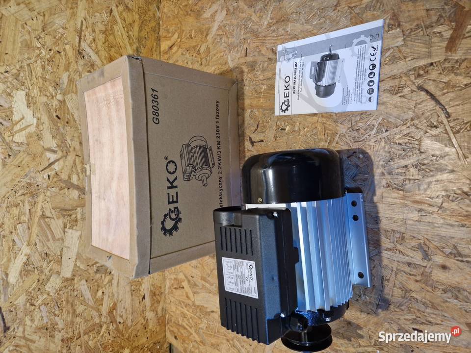 Silnik elektryczny 22KW3 230V 1 fazowy Geko Pozostałe Głogowa