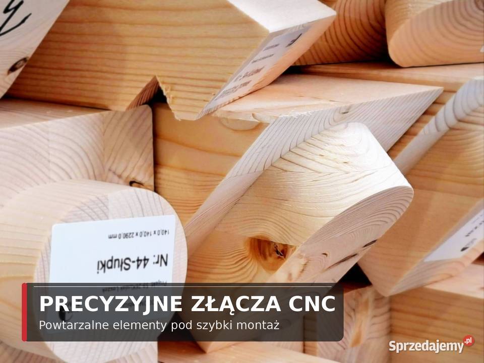 Dachy CNC gotowe do montażu z drewna Pozostałe usługi Zawada