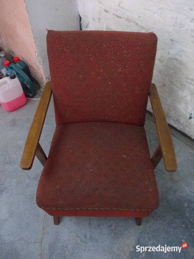 Stary fotel PRL vintage lata 60 Bielsko-Biała