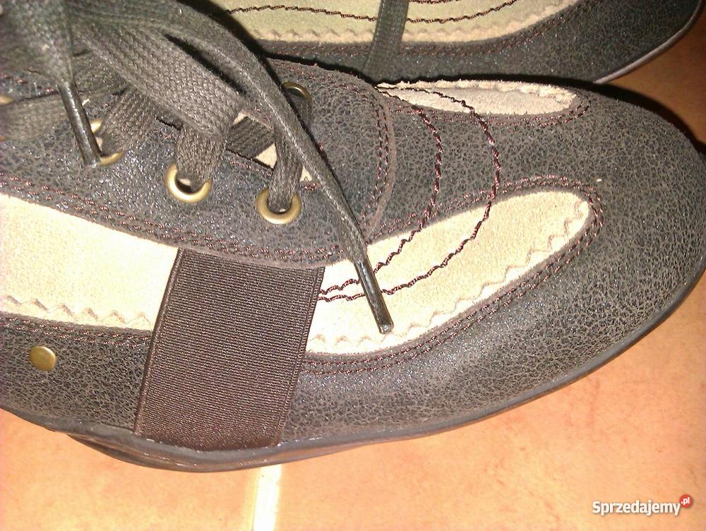 BUTY MĘSKIE RESERVED BRĄZOWE SKÓRA NA WIOSNĘ Lublin sprzedam