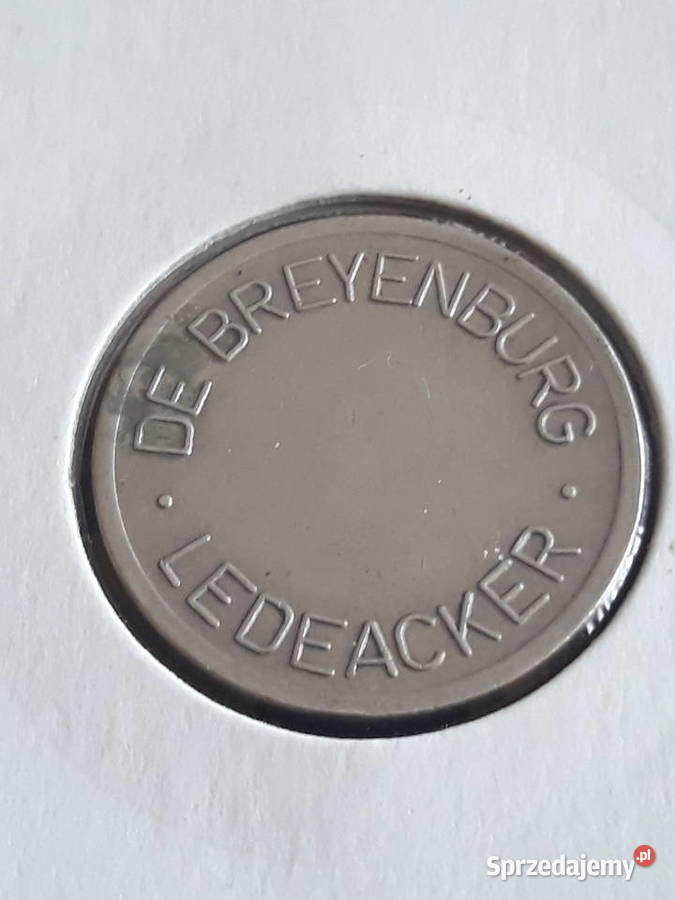 Żeton De Breyenburg Ledeackerrzadkość Konin
