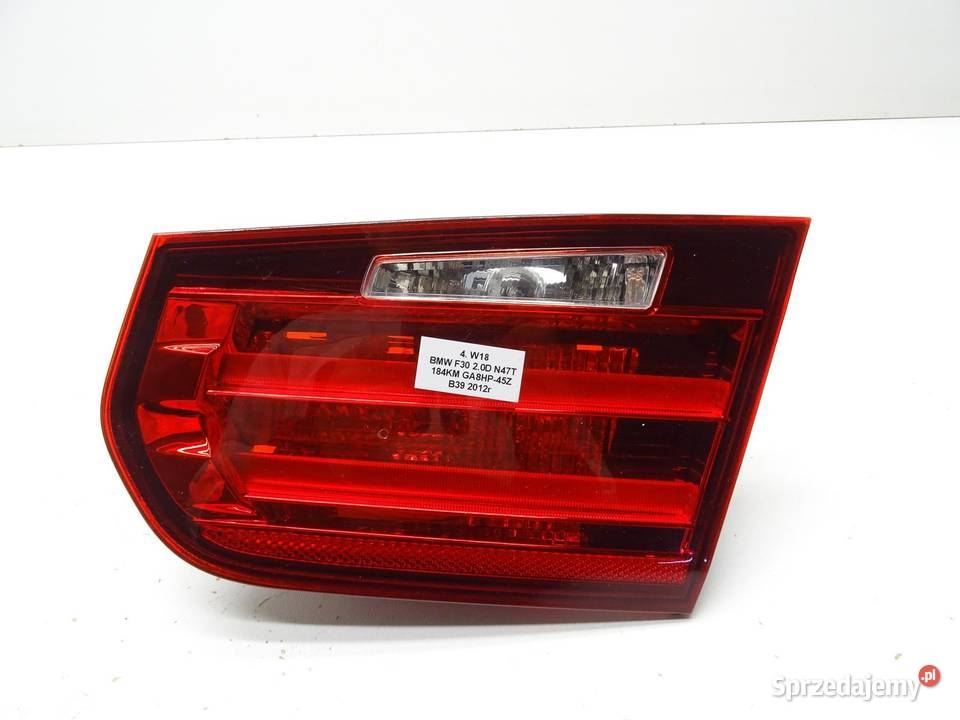LAMPA PRAWY TYŁ PRAWA TYLNA W KLAPĘ BMW F30 F31 Lampy tylne