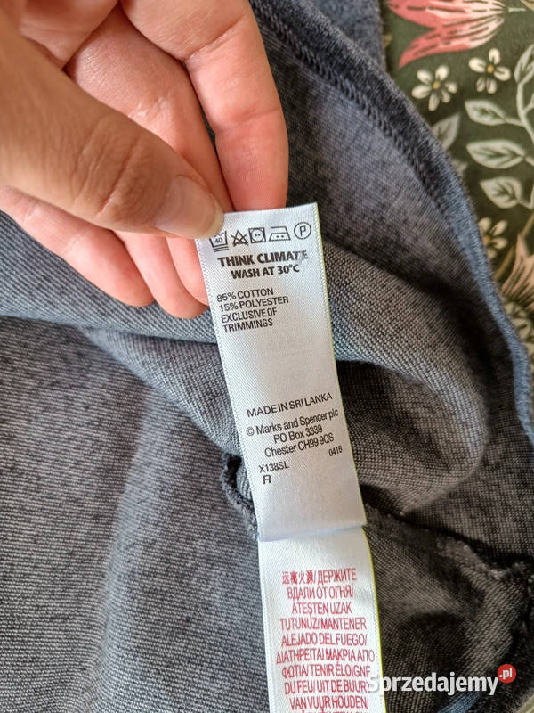 Szara krótka spódniczka MarksSpencer r XS 34 Bez wzoru sprzedam