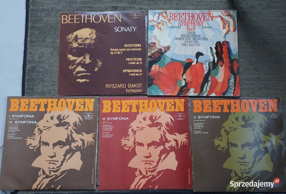 36 Zestaw 5 Płyta winylowa Beethoven sonaty sprzedam