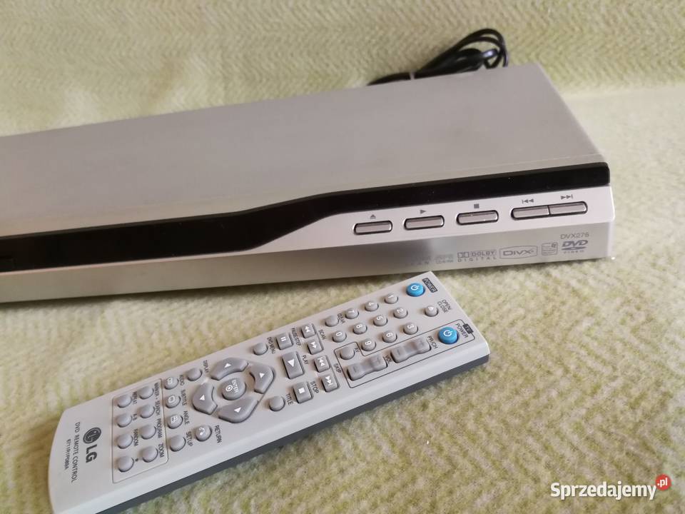 Odtwarzacz DVD LG DVX276 z oryginalnym pilotem LG Szczecin