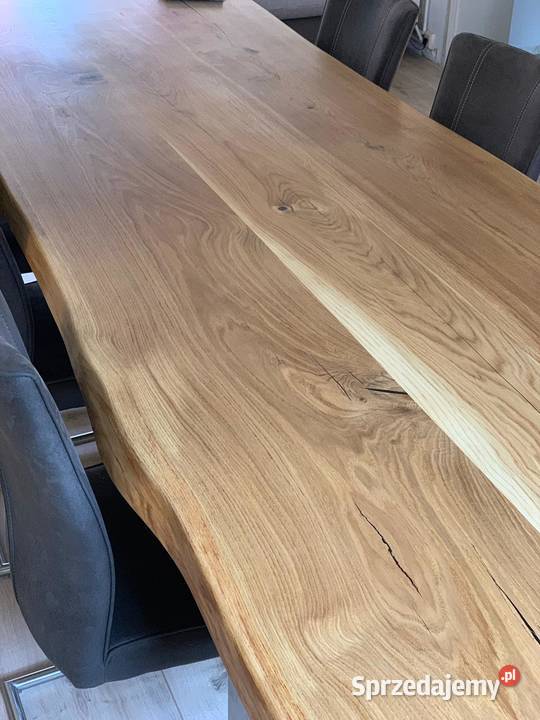 Masywny Stół industrialny dębowy loft Warszawa