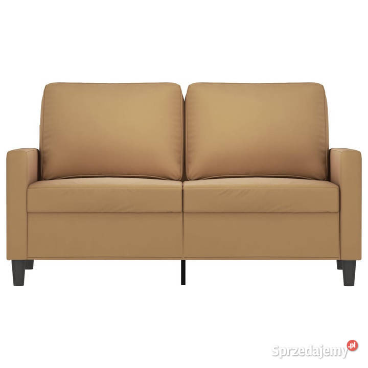 Sofa 2osobowa brązowy 120 tapicerowana aksamitem Sofy i kanapy Warszawa