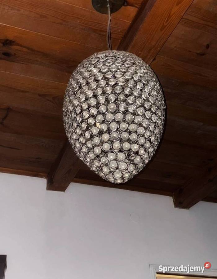 Żyrandol lampa wisząca kryształowa lubelskie Lubartów