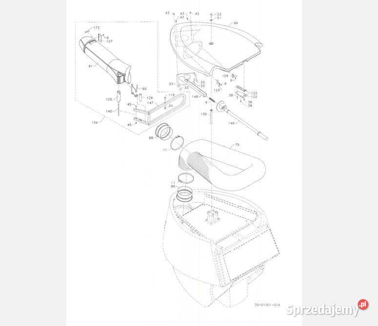 Egholm 2200 zamiatarka katalog części sprzedam