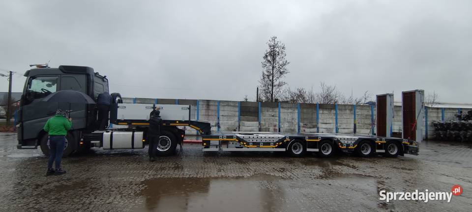 Naczepa 4 osiowa niskopodwoziowa rozciągana nowa Poznań