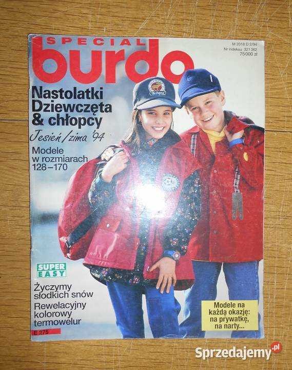 Special BURDA 294 JesieńZima 94 Parczew