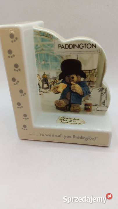 Miś Paddington rzadka podpórka do książek Zamość