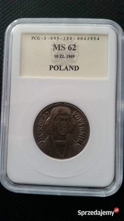 Moneta 10 złotych 1969r. PRL Mikołaj Kopernik.