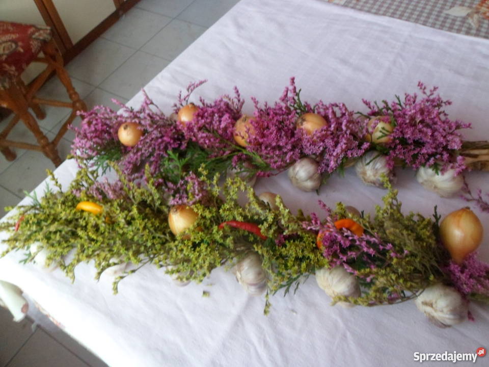 sprzedam warkocze z czosnku Rękodzieło Słomniki