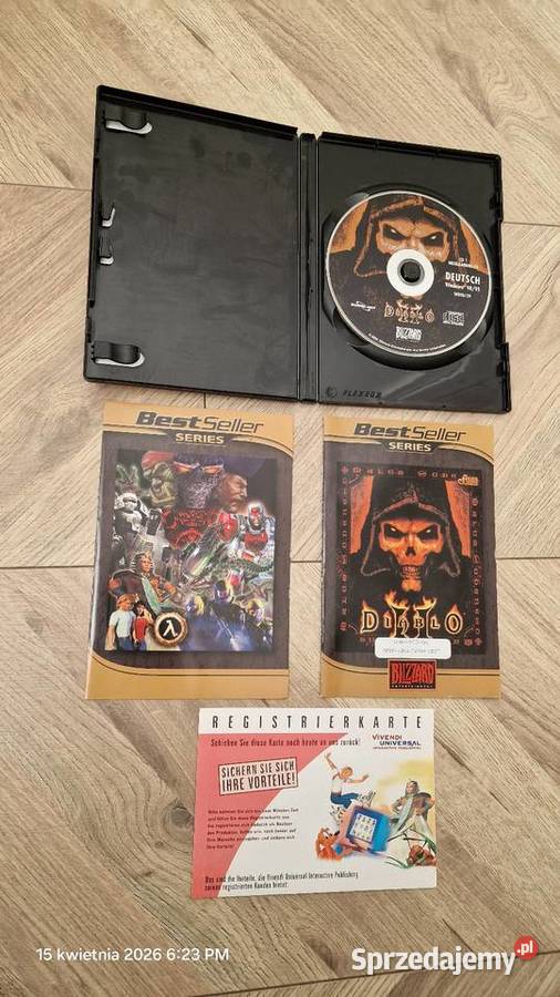 Diablo II 3 CD Blizzard 3 cd Komputerowe PC Zielona Góra