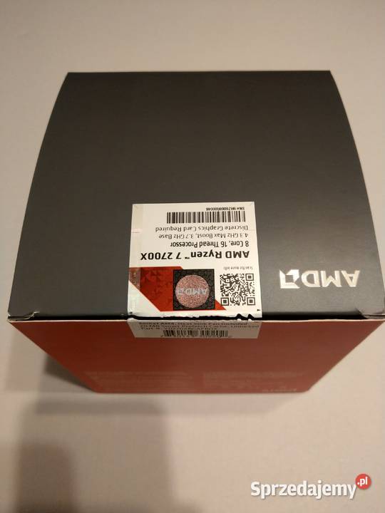Procesor AMD Ryzen 7 2700X z oryginalnym Inne AMD