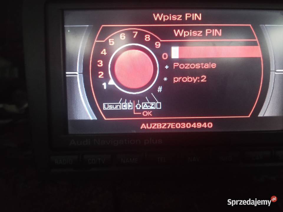 Radio Nawigacja Audi A3 8P