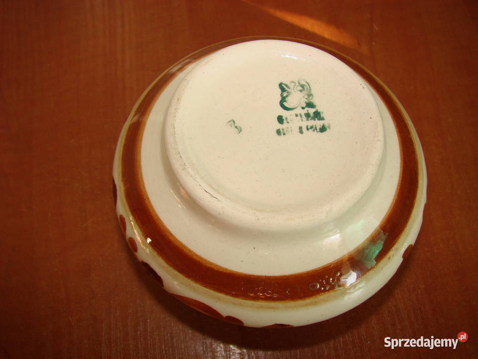 Włocławek fajansowy wazonik