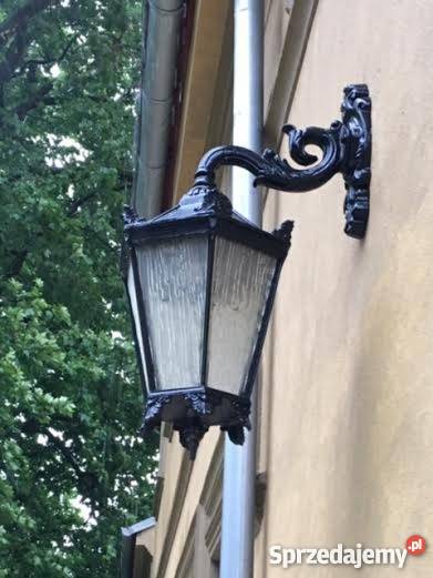 KLOSZ ŻELIWNY LAMPA LAMPION KINKIET OŚWIETLENIE Gołdap sprzedam