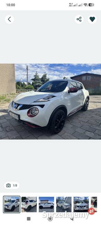 Nissan juke biała perła Rybnik