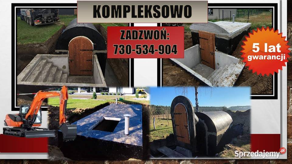 Szamba zbiorniki betonowe piwnice mazowieckie Przasnysz
