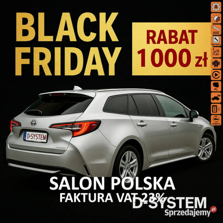 Toyota Corolla 21r Salon Polska 18 HYBRID 122KM Białystok