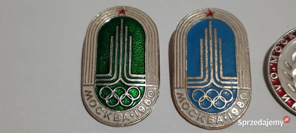odznaki 3 Olimpiada Moskwa 1980 Rosja ZSRR 4 Warszawa