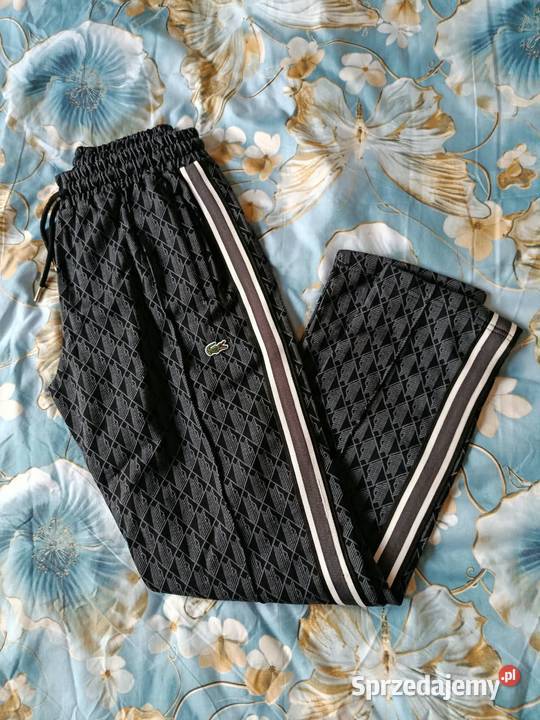 Spodnie dresowe Lacoste Monogram rozmiar XXL Odzież codzienna