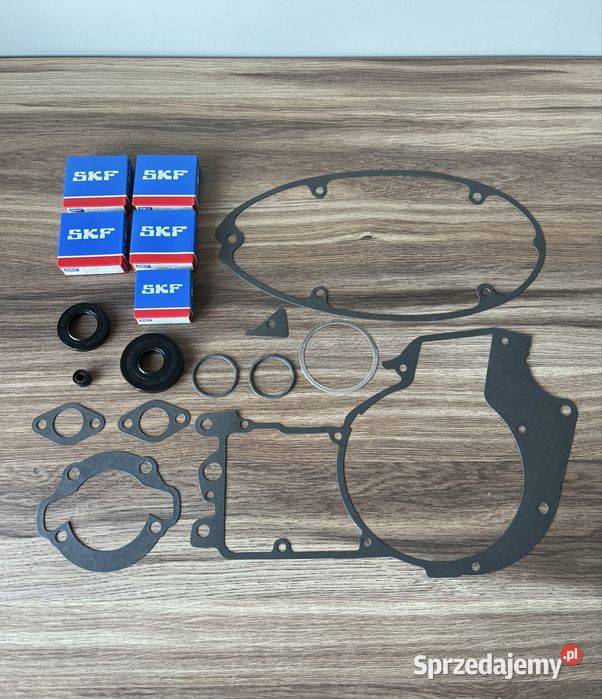 NOWY KOMPLET ŁOŻYSKA SKF USZCZELNIACZE USZCZELKI Części i akcesoria motocyklowe