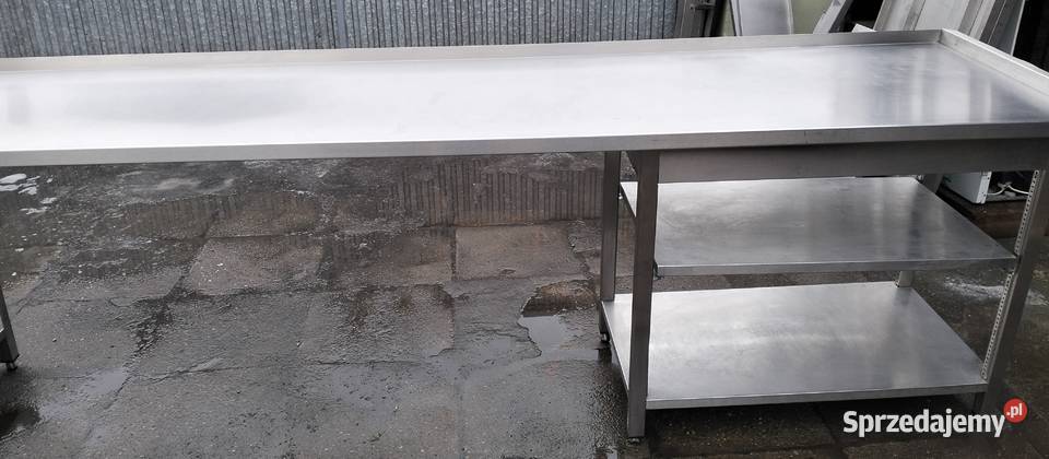 Komplet mebli gastronomicznych zlew i stół wielkopolskie Słupia Kapitulna