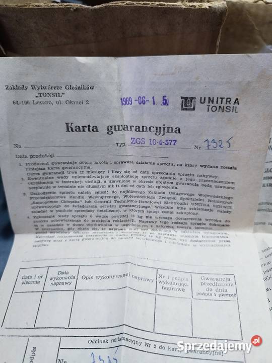 Radio UNITRA safari 6 R801 Głośniki UNITRA Pozostałe Szczecin