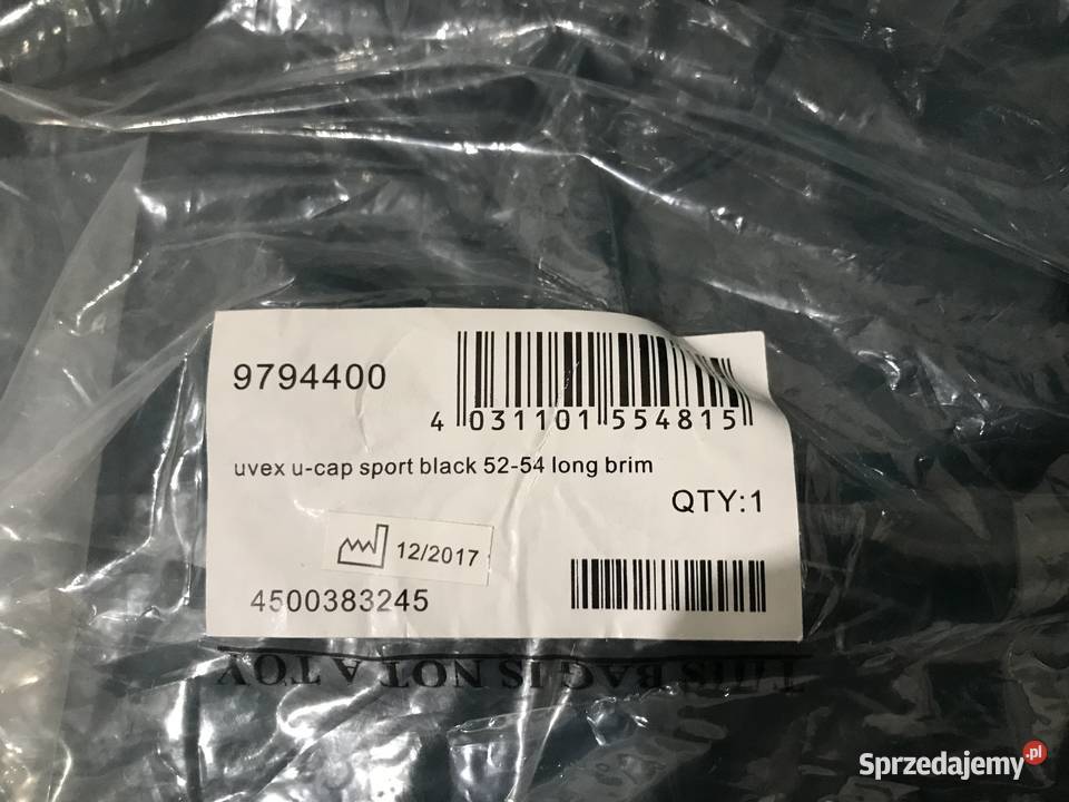 Czapka z daszkiem kask ochronny Uvex NOWY Zgorzelec