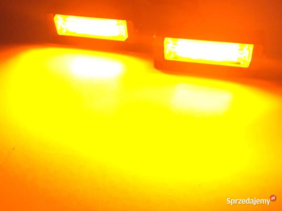 Stroboskop 4 x 8W COB lampy ostrzegawcze mazowieckie Pomiechówek