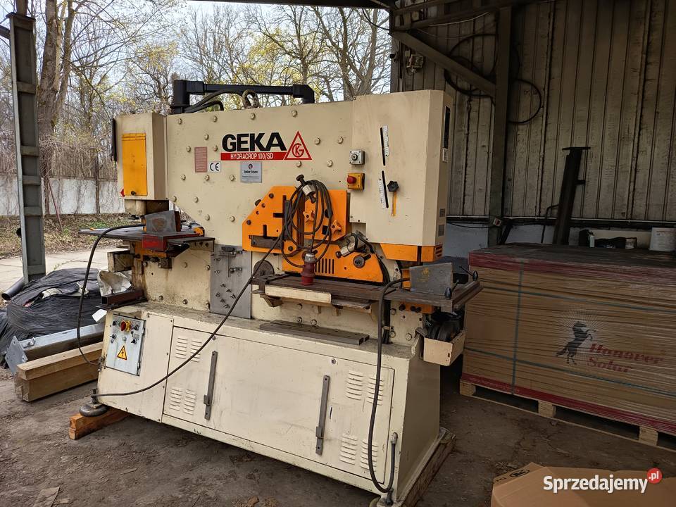Wykrawarka Geka Hydracrop SD 100 ton CNC podkarpackie Rzeszów