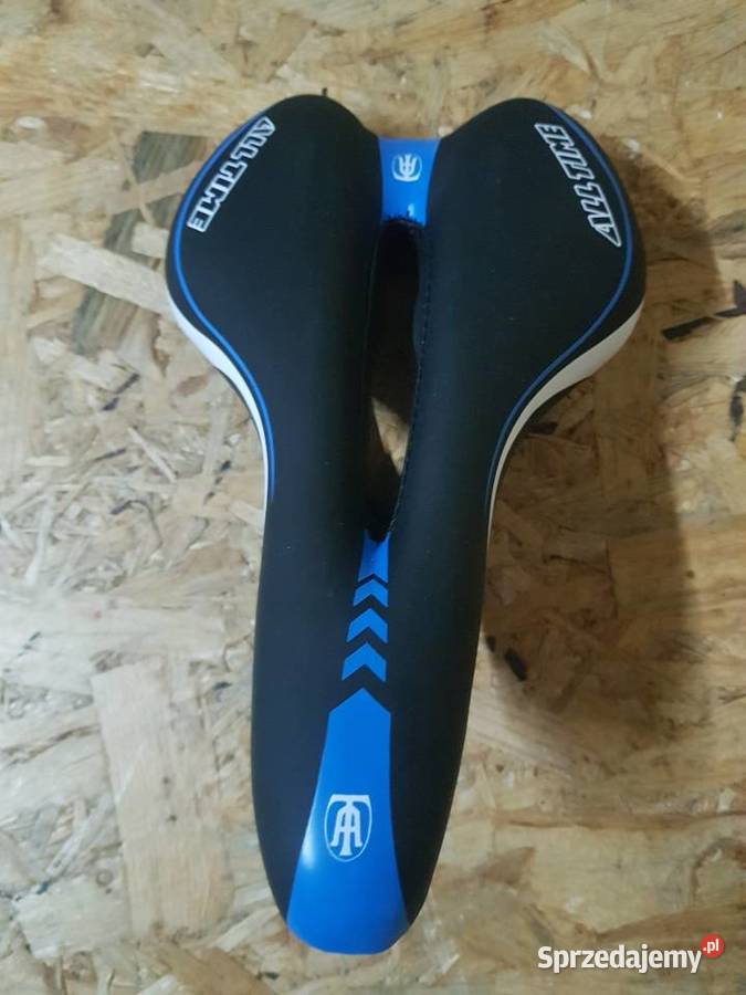 Siodło Alltime mtbGEL czarnoniebieskie wentylowa Głogowa