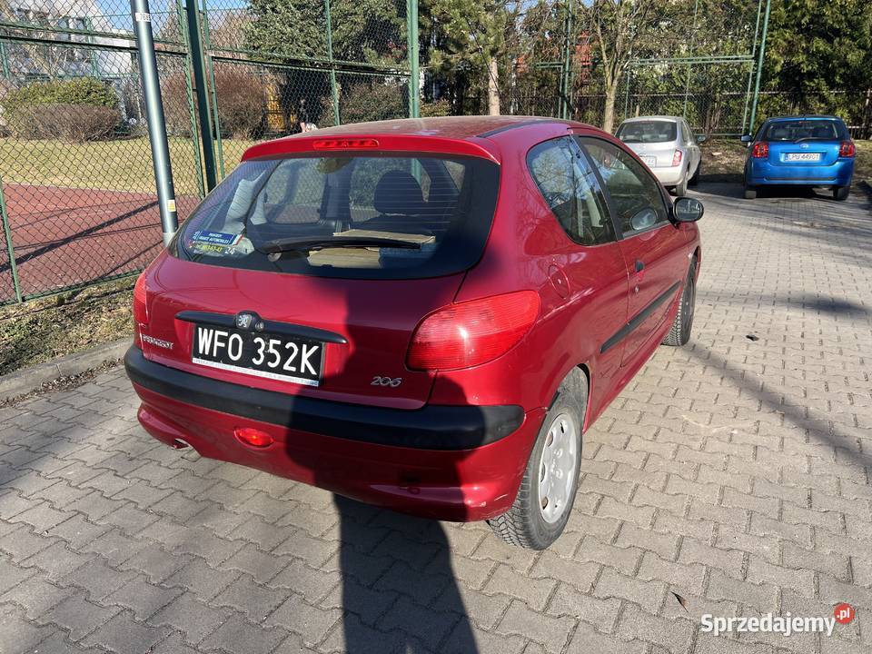 peugeot 206 11 1999 88000km Warszawa