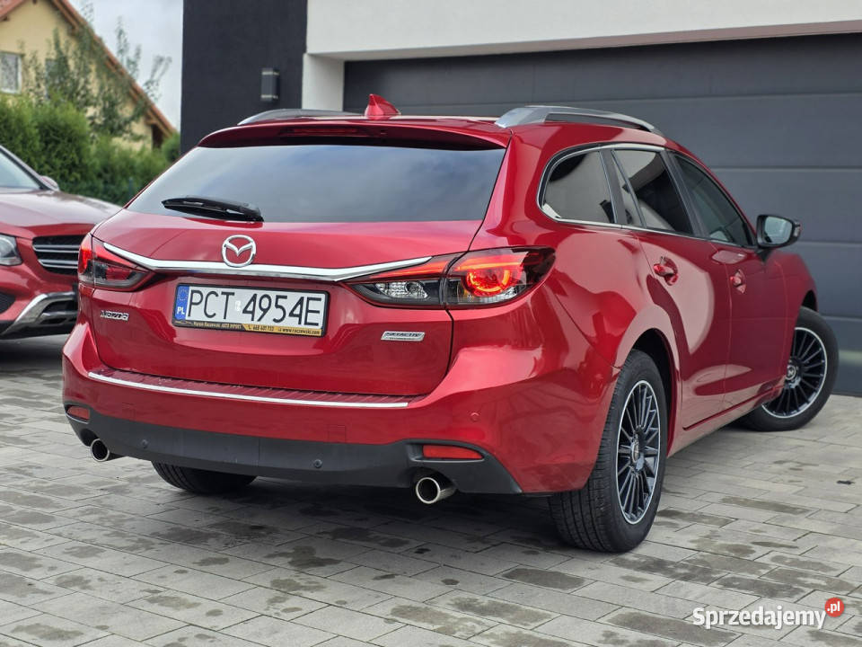 Mazda 6 POLIFT śliczna 144 BEZWYPADKOWA elektrochrom. lusterko wst. wielkopolskie Czarnków