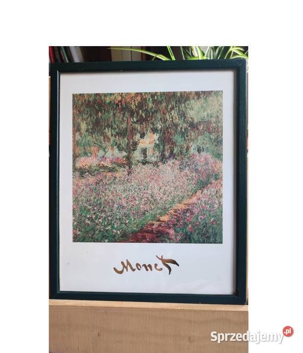Obraz rysunek widok Monet oprawa rama Ogród Kielce