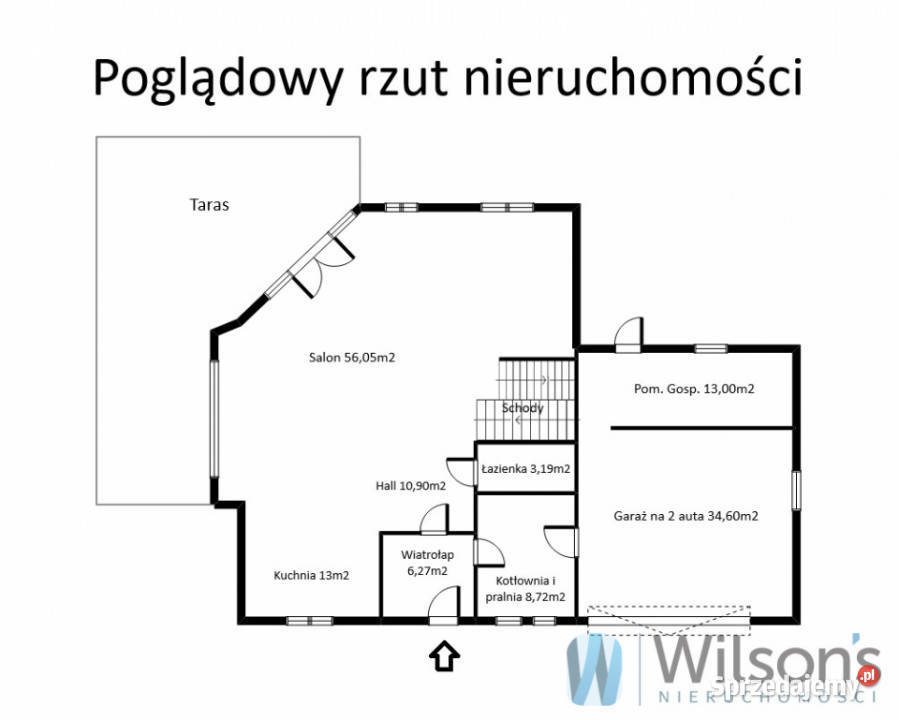 sprzedaży domu wolnostojącego Wysoka Radosna sprzedam