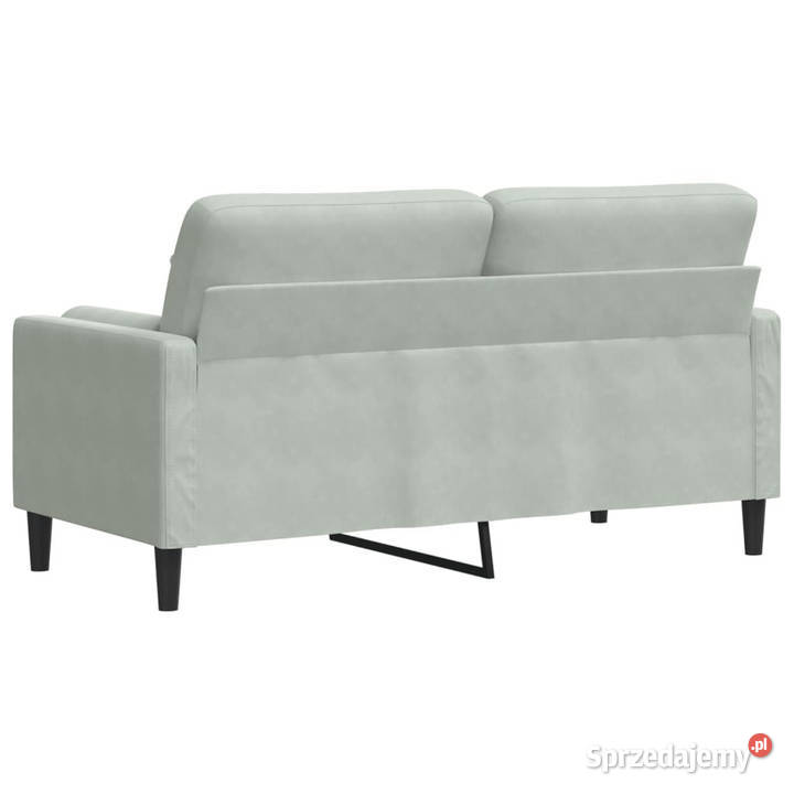 2osobowa sofa z poduszkami jasnoszara 140 Warszawa