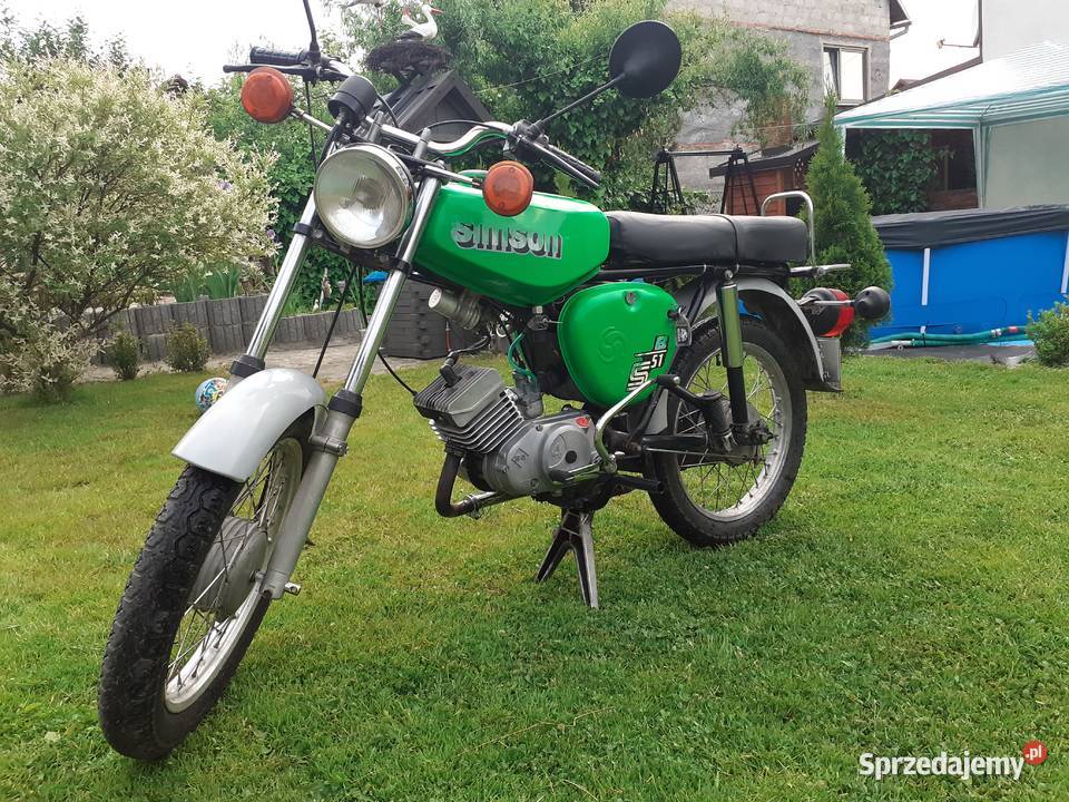 Simson s51B oryginalny stan Motocykle, skutery, quady