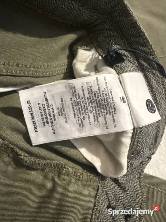 NOWE Spodnie GStar RAW damskie W26 L32 Cargo S śląskie Katowice sprzedam