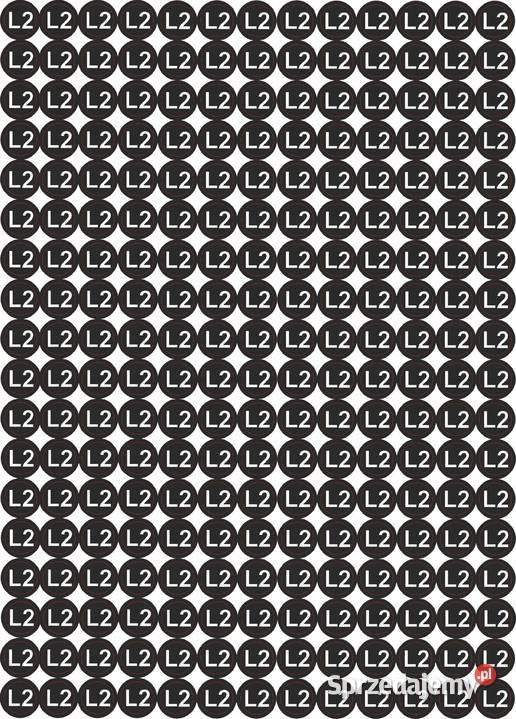 Naklejka faza L2 na rozdzielnice 234 13 mm Kamionna