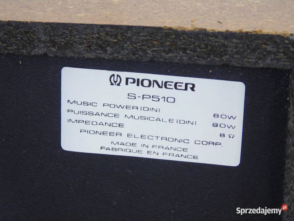 Świetne stereo kol Pioneer SP510 sprawne 2x 80