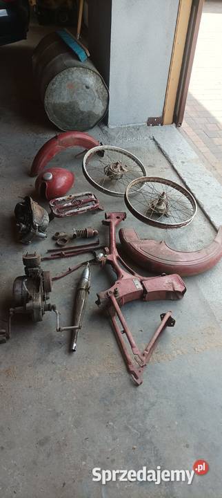 Simson SR2 Motorower 1961 w częściach Stare Hołowczyce