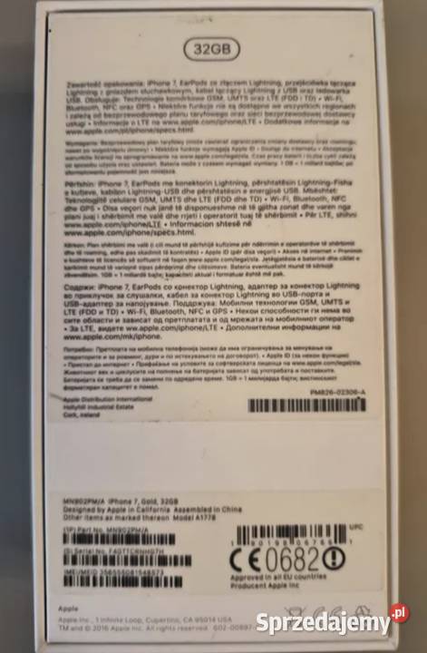 Sprzedam iPhone 7 złoty wielkopolskie Konin