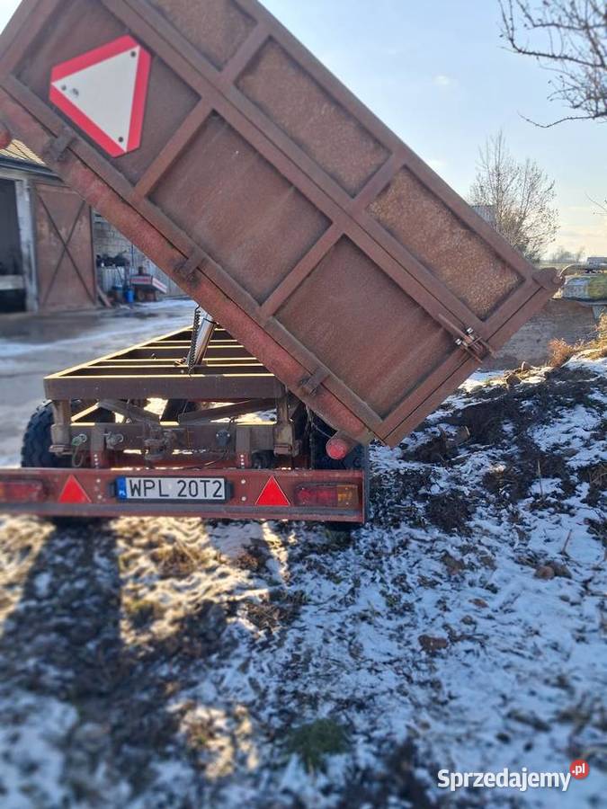Sprzedam przyczepę wywrotkę d46 d35 Przyczepy rolnicze Płock