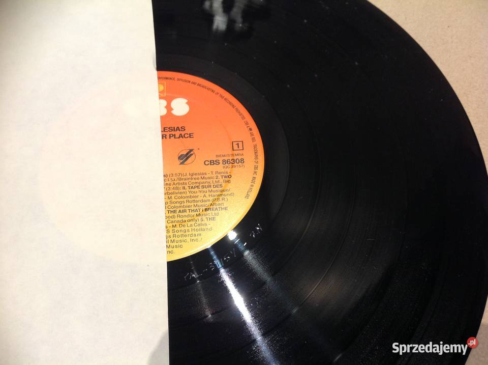 Płyta Winylowa Julio Iglesias 1100 BEL AIR PLACE Nowa Sól