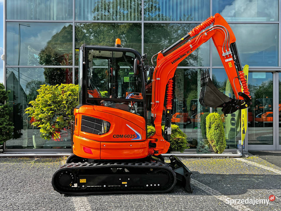 Nowa minikoparka gąsienicowa Lonking CDM 6025 Kęty